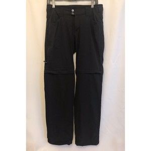 Columbia Omni-Shield Zip Off Convertible Hiking Pants Shorts Womens Sz 8 Blue
